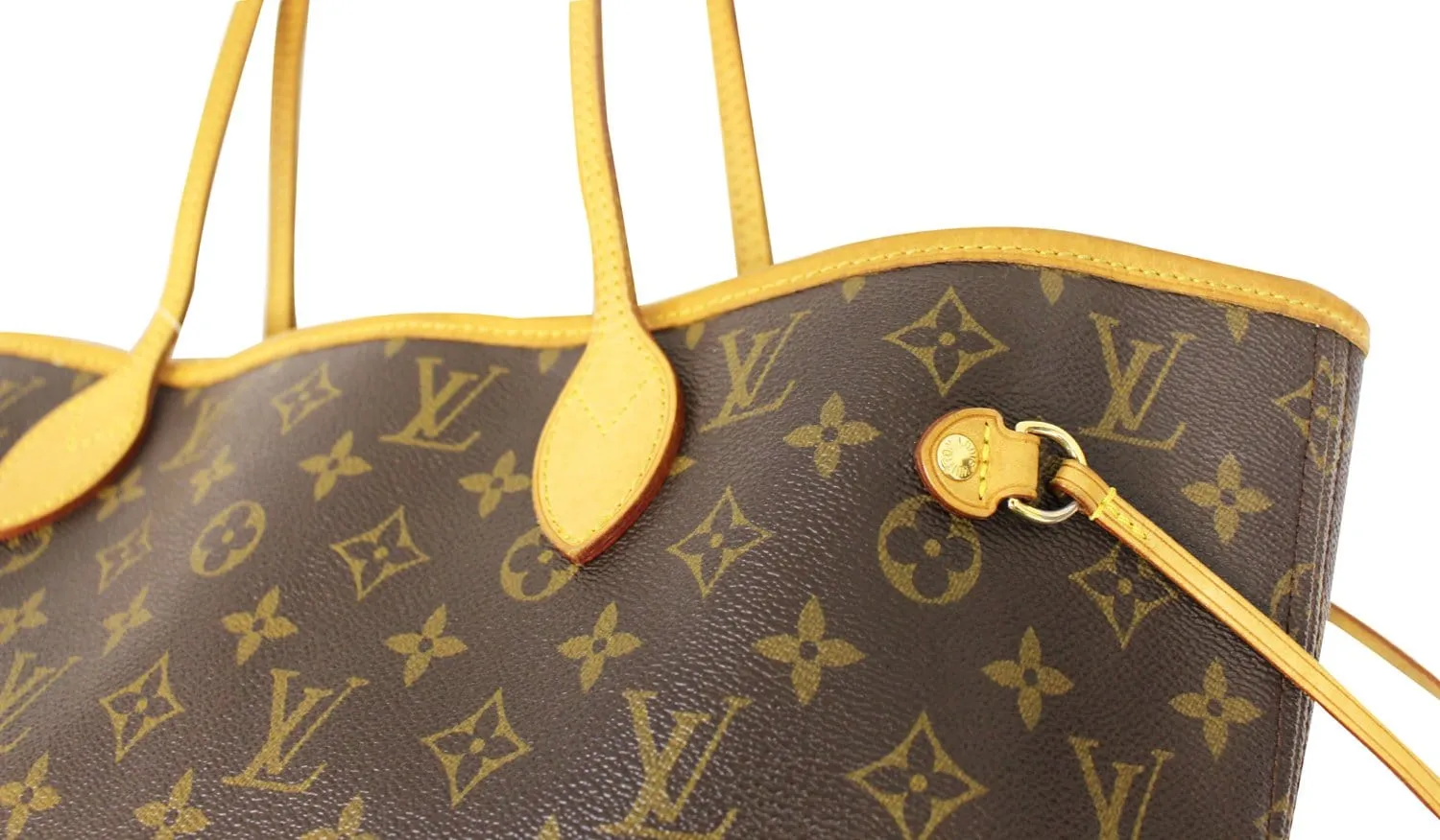 LOUIS VUITTON Monogram Canvas Neverfull MM Brown Tote Bag