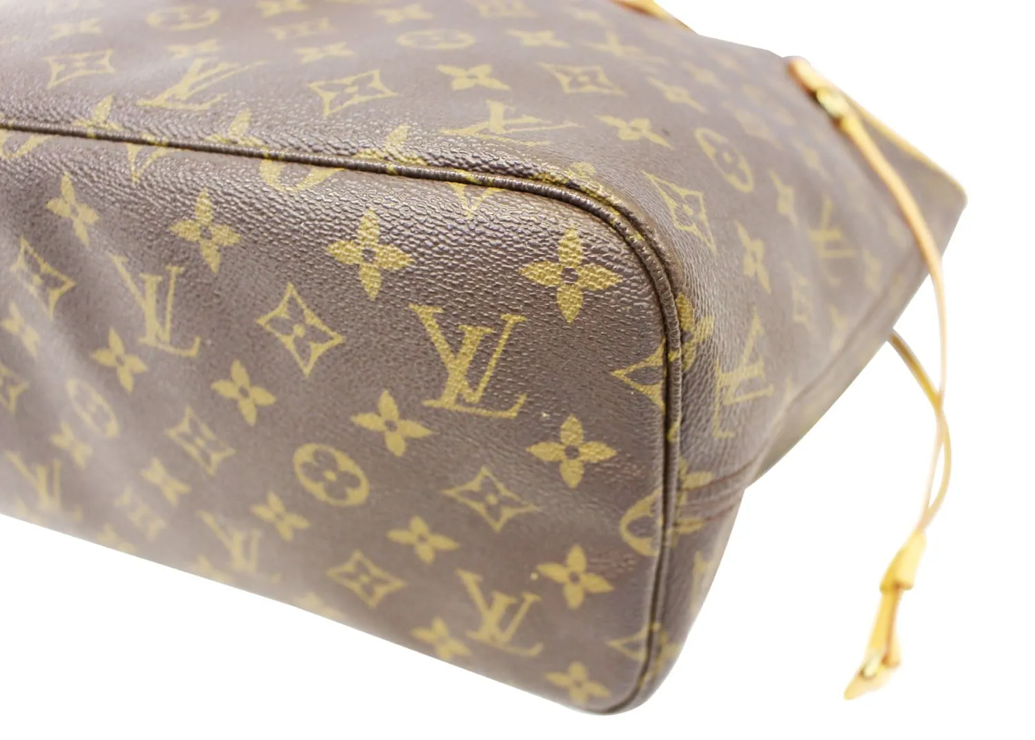 LOUIS VUITTON Monogram Canvas Neverfull MM Brown Tote Bag