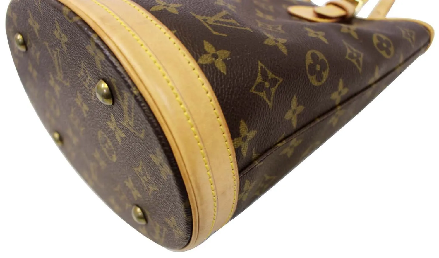 LOUIS VUITTON Monogram Canvas Petit Bucket Shoulder Bag