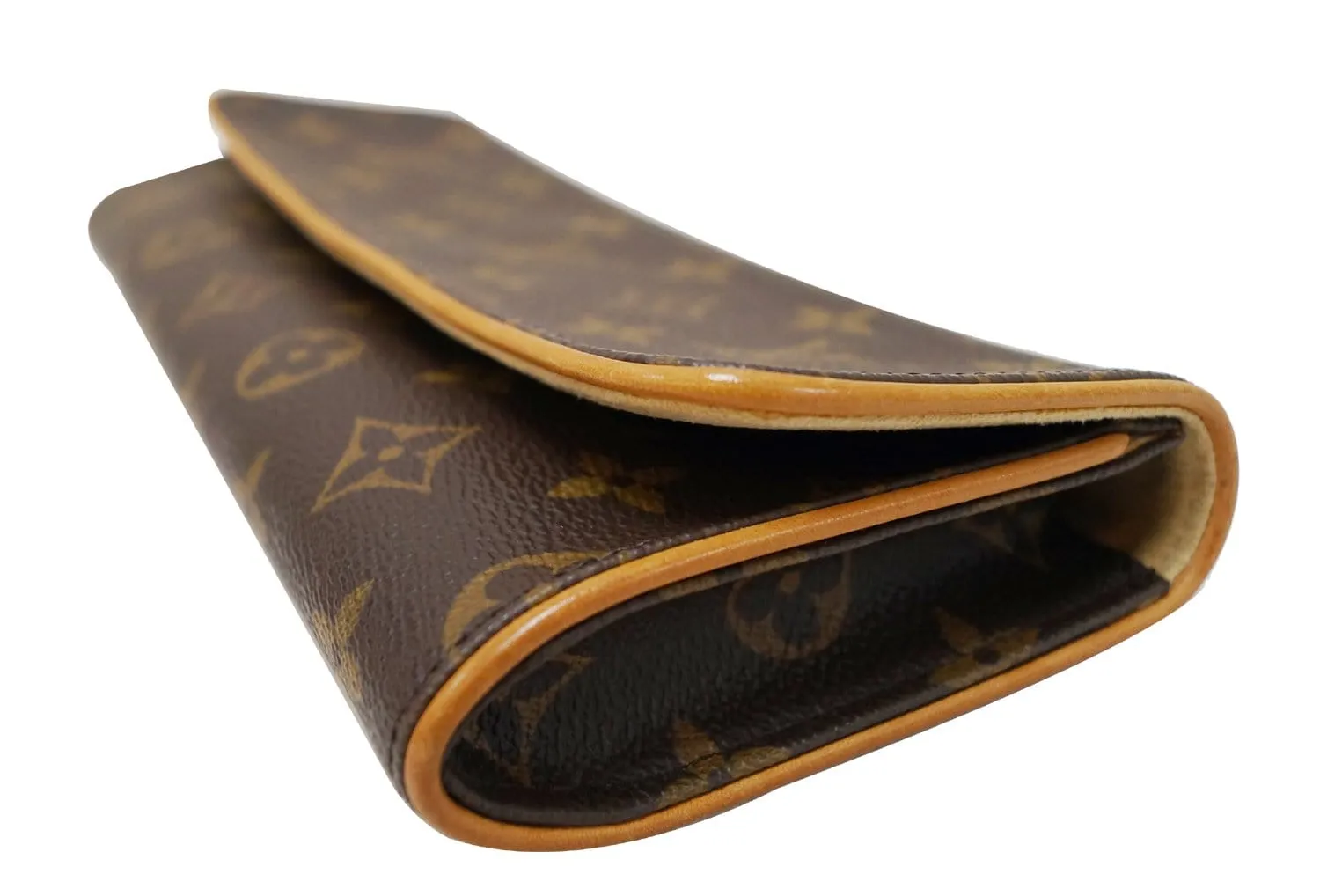 LOUIS VUITTON Monogram Canvas Pochette Twin GM Pouch