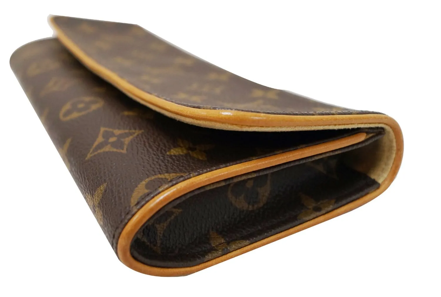 LOUIS VUITTON Monogram Canvas Pochette Twin GM Pouch