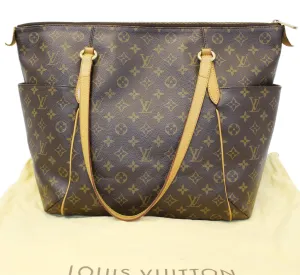 LOUIS VUITTON Monogram Canvas Totally GM Tote Shoulder Bag