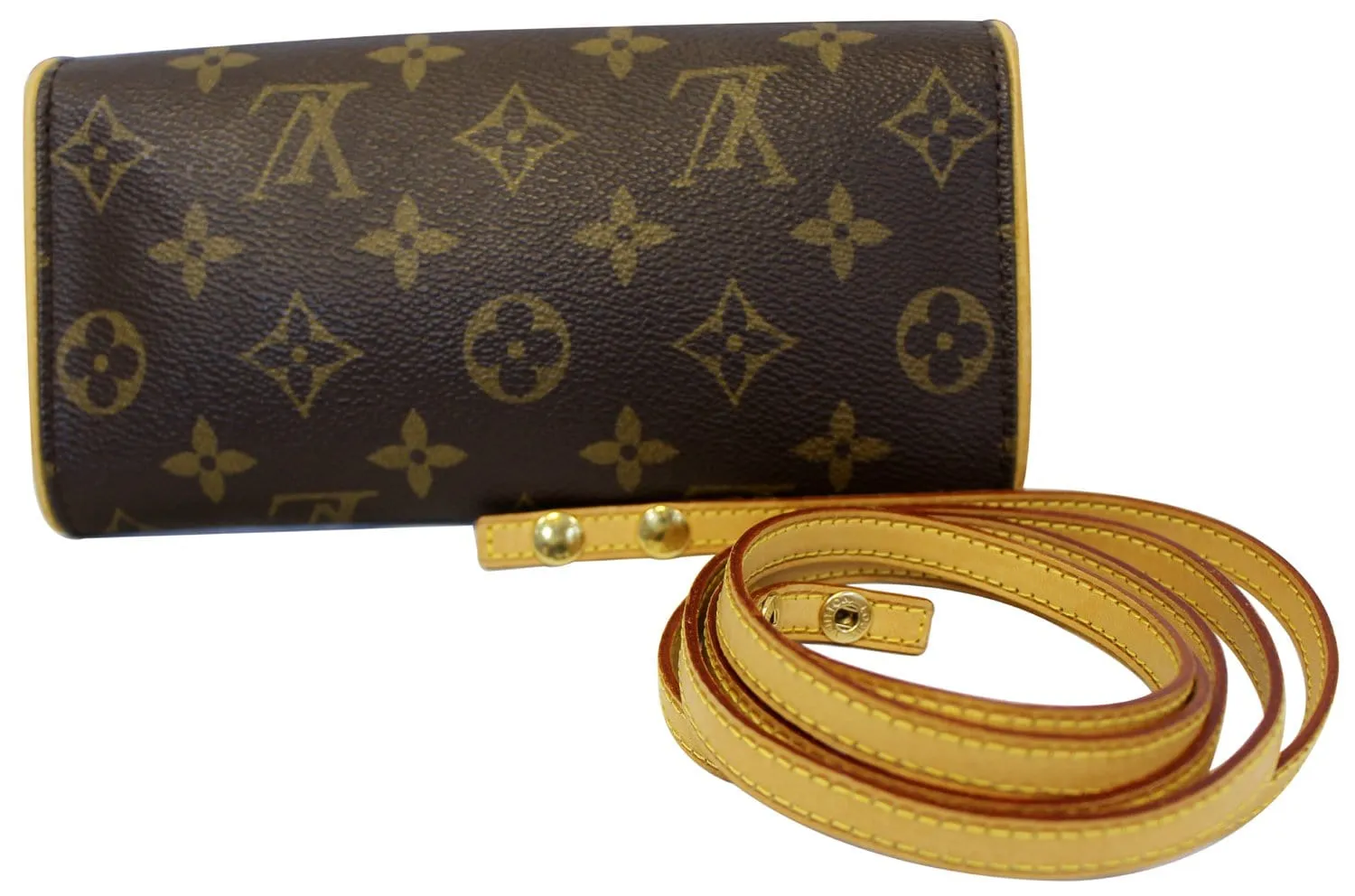 LOUIS VUITTON Monogram Canvas Twin PM Pochette Shoulder Bag