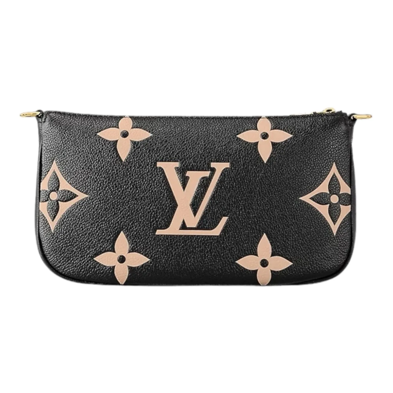 Louis Vuitton Multi Pochette Accessoires in Bicolor Monogram Empreinte Black/Beige
