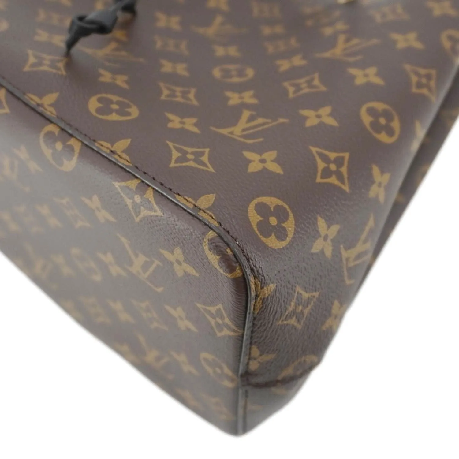 LOUIS VUITTON Neonoe MM Monogram Canvas Shoulder Bag Brown