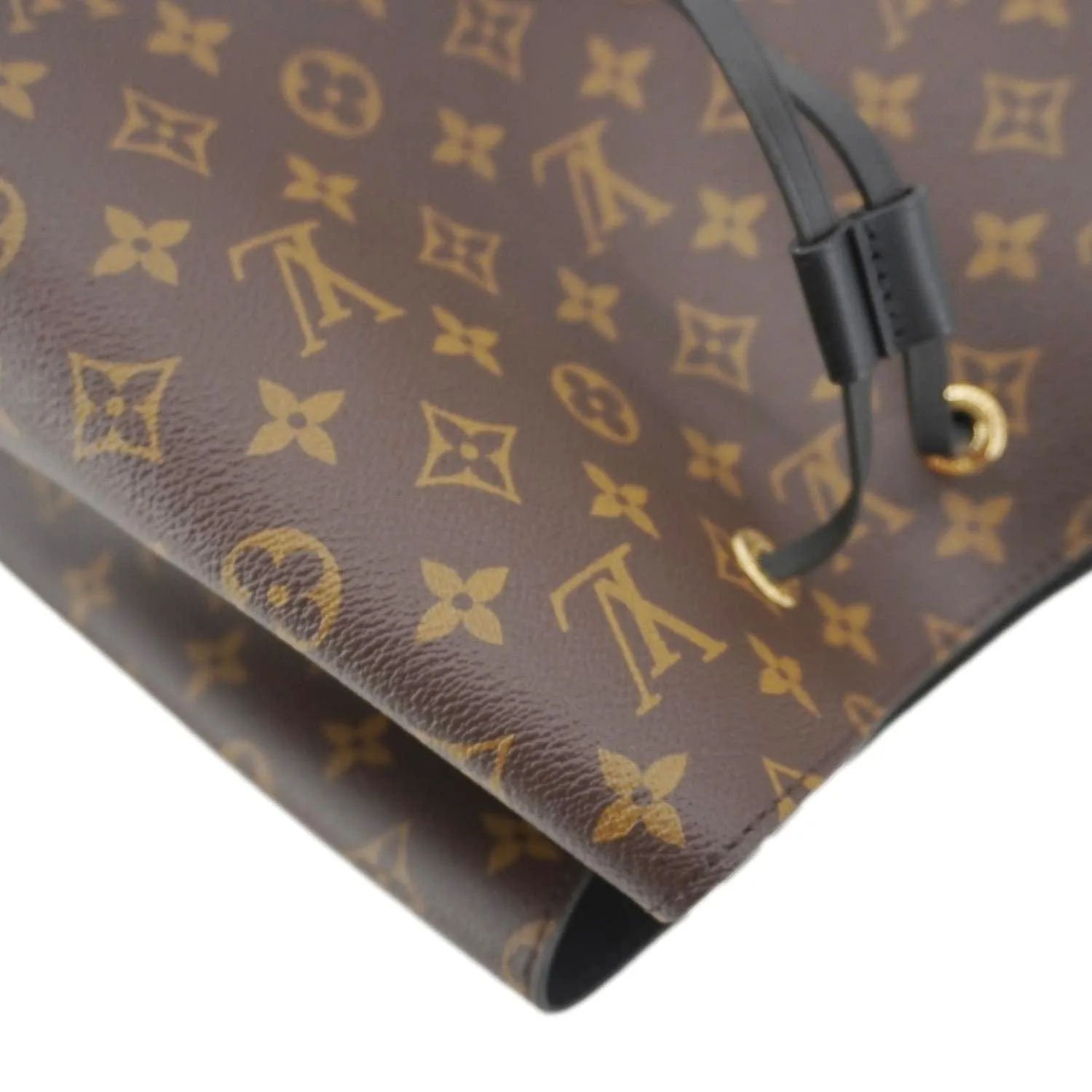 LOUIS VUITTON Neonoe MM Monogram Canvas Shoulder Bag Brown