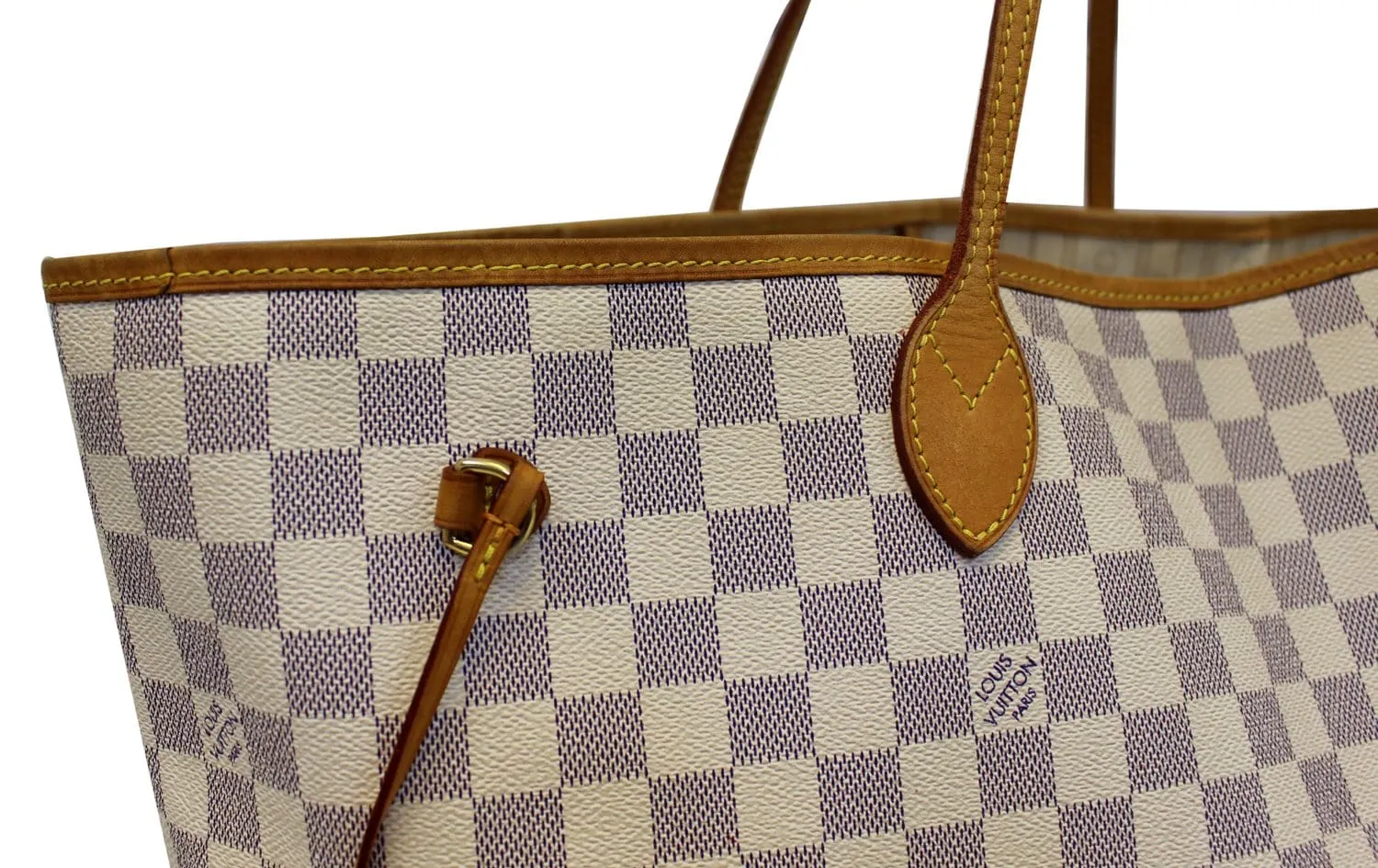 LOUIS VUITTON Neverfull GM Damier Azur Tote Shoulder Bag