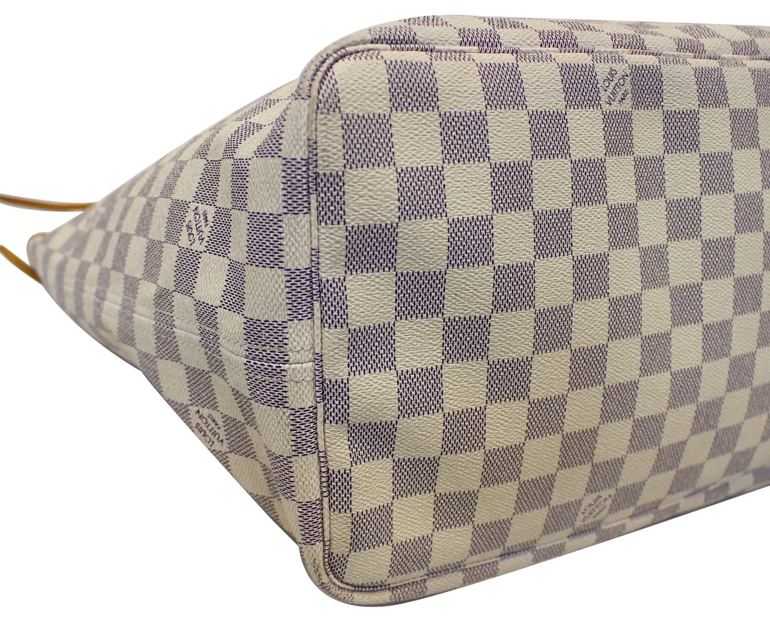 LOUIS VUITTON Neverfull GM Damier Azur Tote Shoulder Bag
