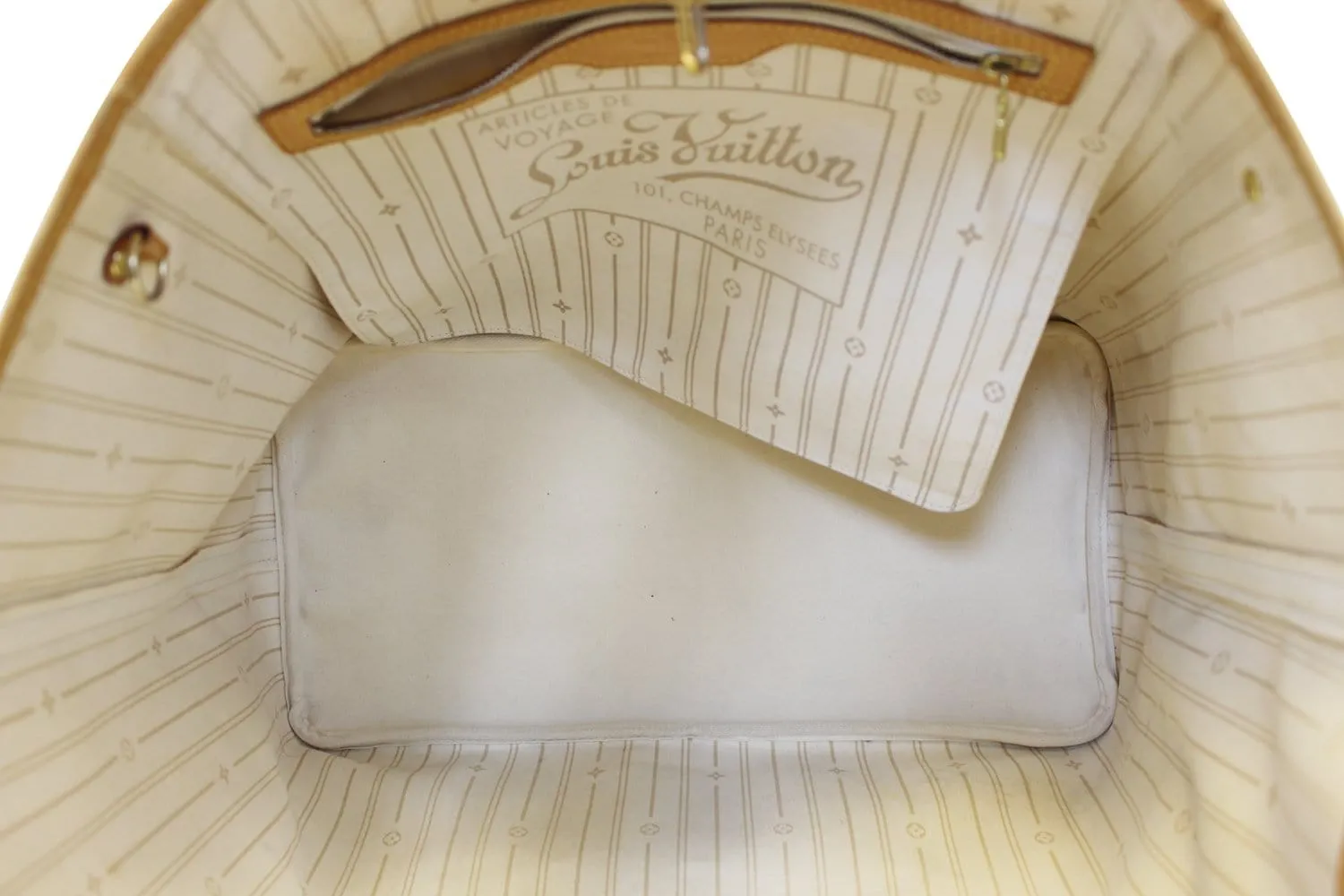 LOUIS VUITTON Neverfull GM Damier Azur Tote Shoulder Bag