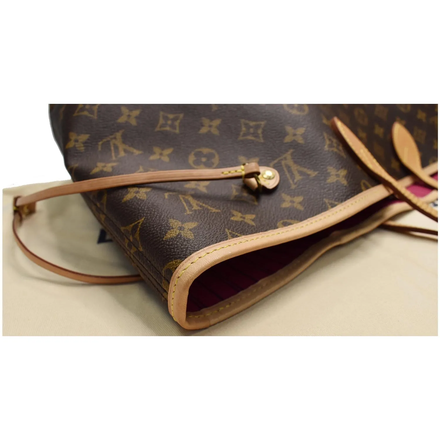 LOUIS VUITTON Neverfull GM Monogram Canvas Shoulder Bag Brown