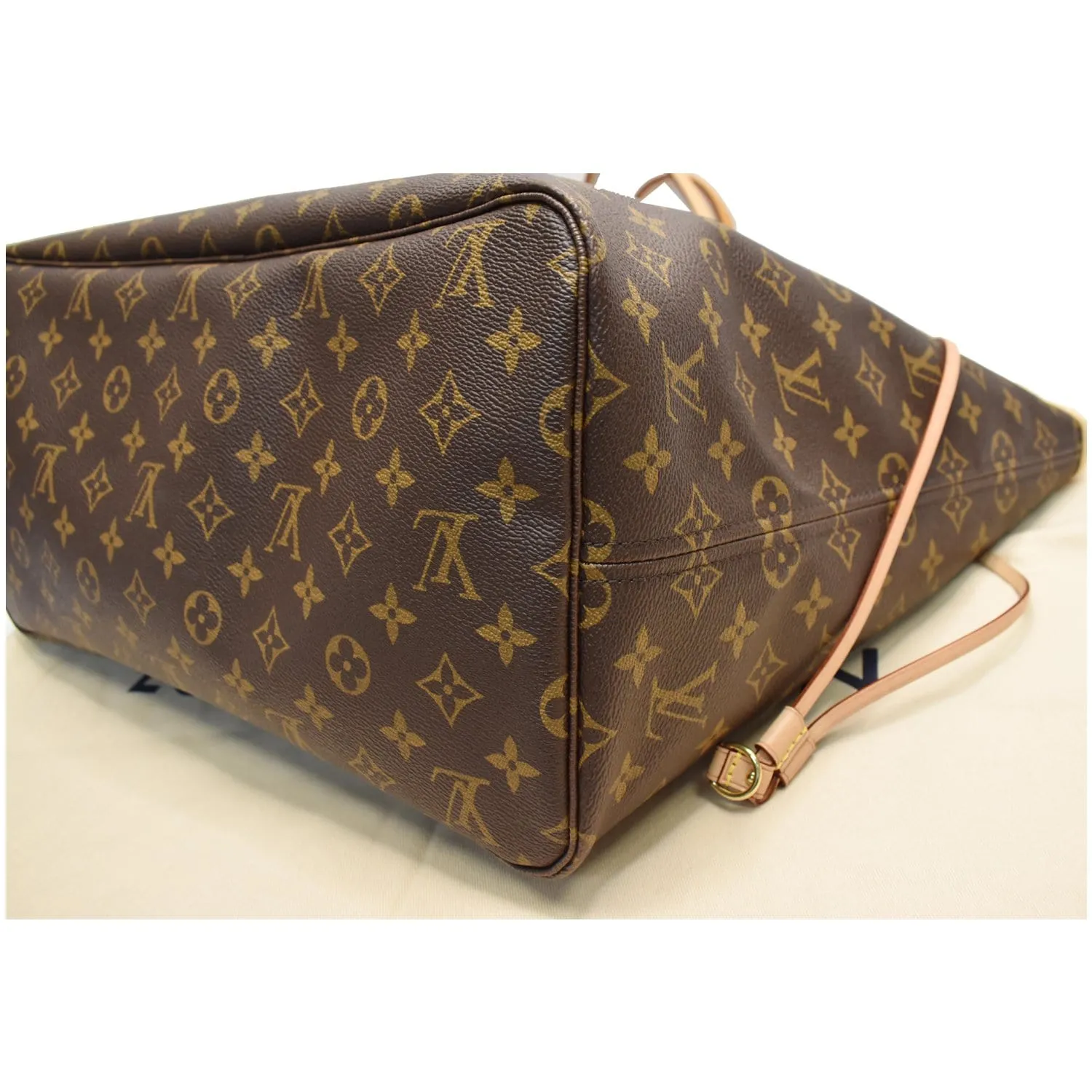LOUIS VUITTON Neverfull GM Monogram Canvas Shoulder Bag Brown