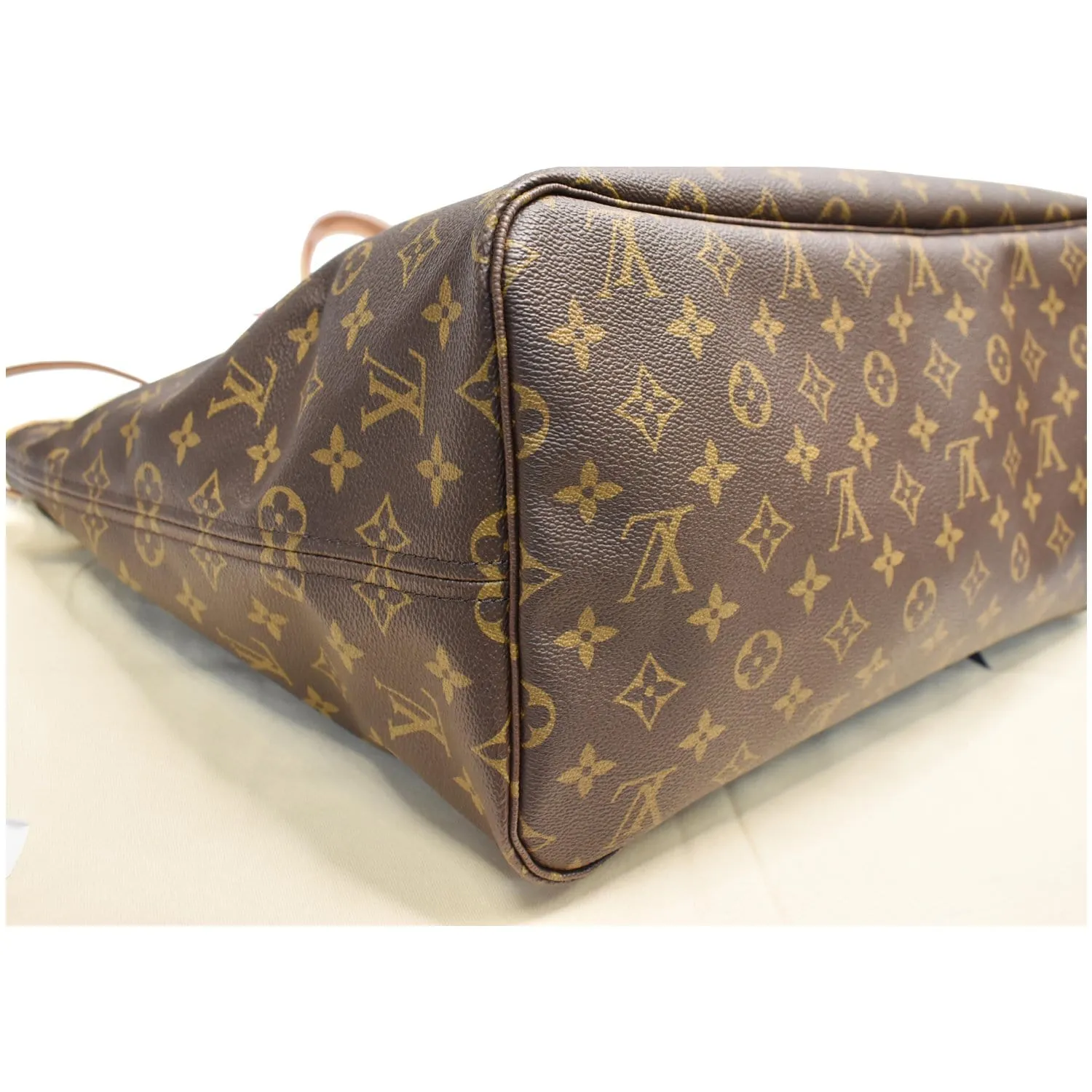 LOUIS VUITTON Neverfull GM Monogram Canvas Shoulder Bag Brown