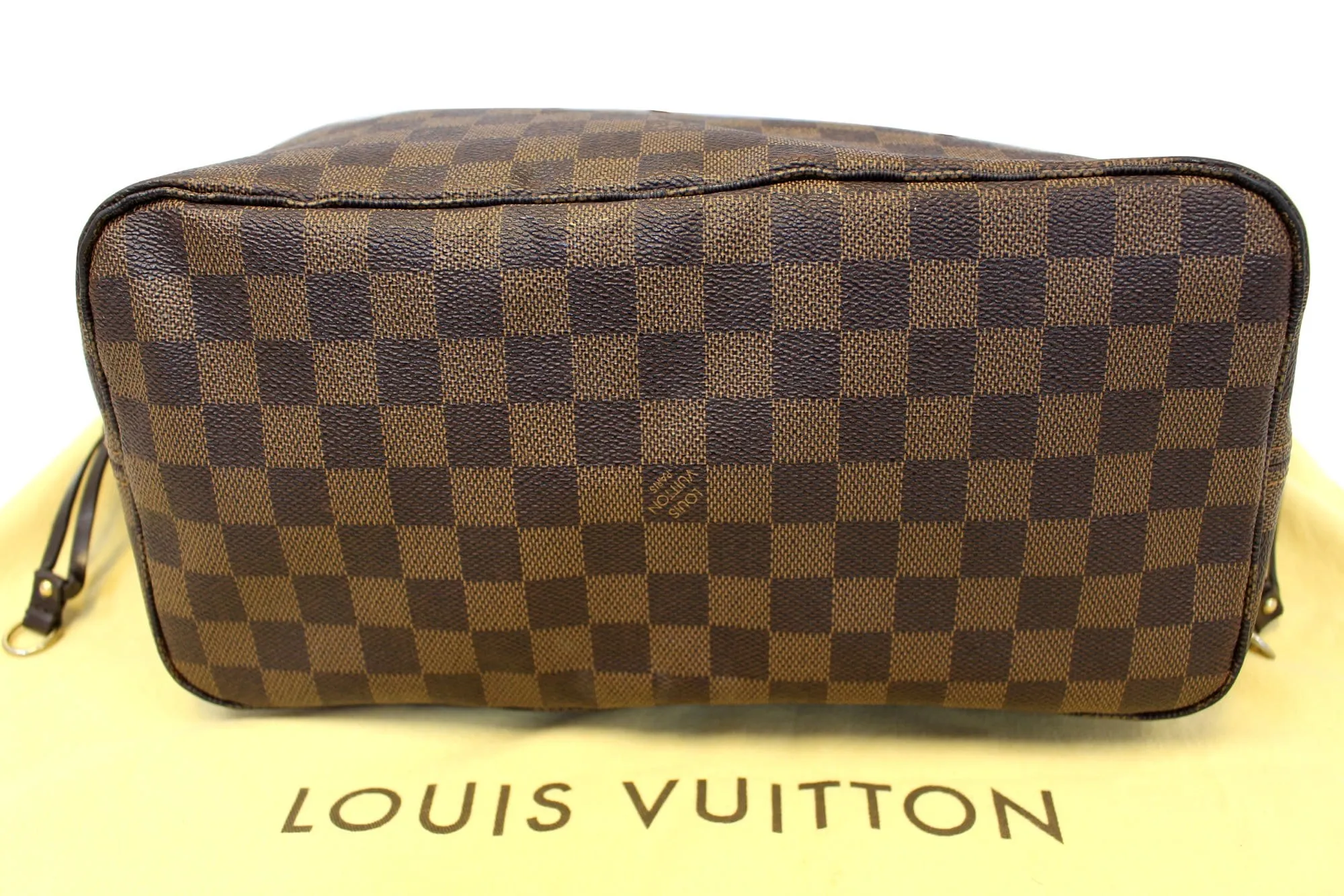 LOUIS VUITTON Neverfull MM Damier Ebene  Tote Shoulder Bag