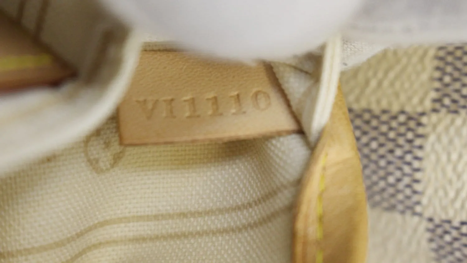 LOUIS VUITTON Neverfull PM Damier Azur Tote Shoulder Bag