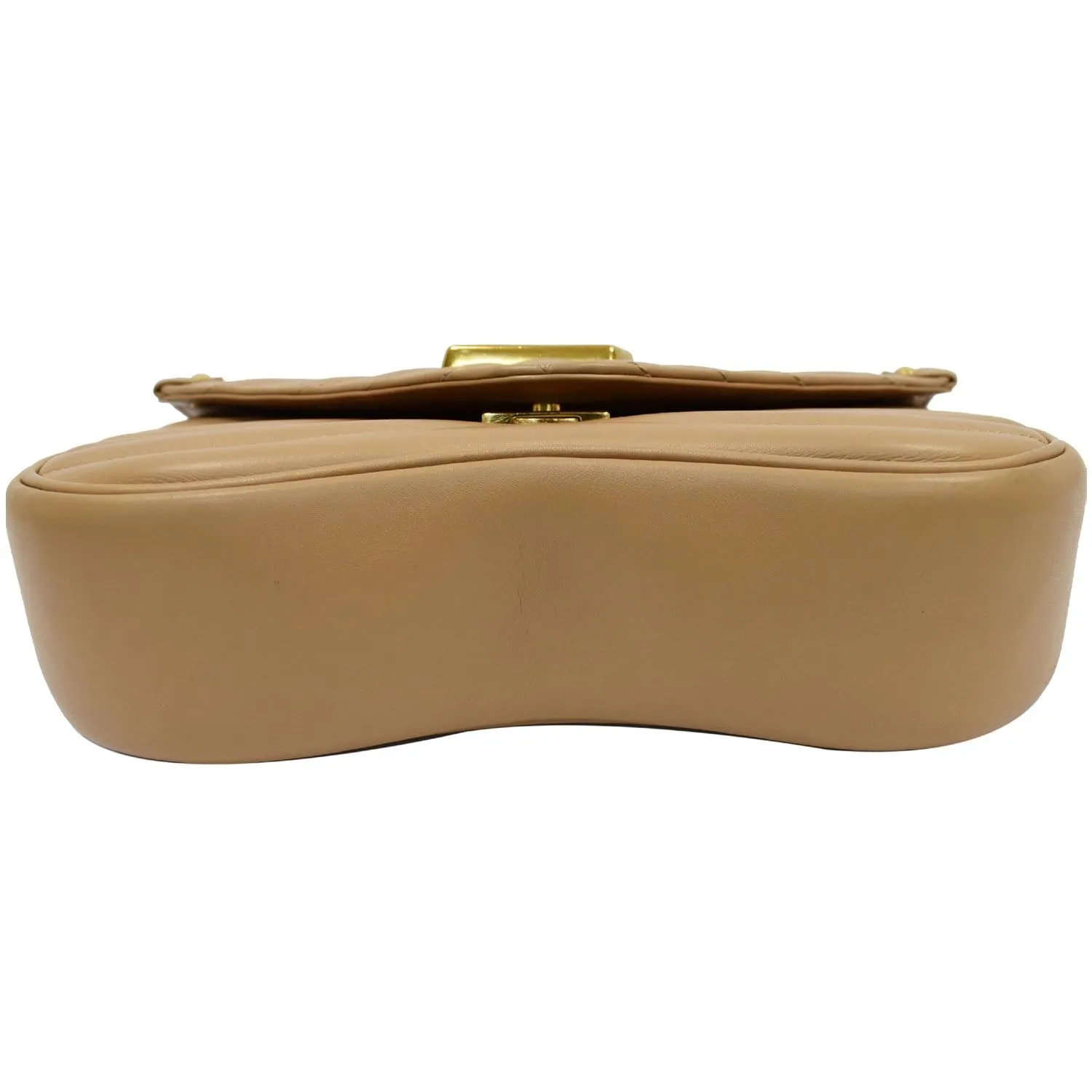 LOUIS VUITTON New Wave Chain MM Calfskin Leather Shoulder Bag Beige