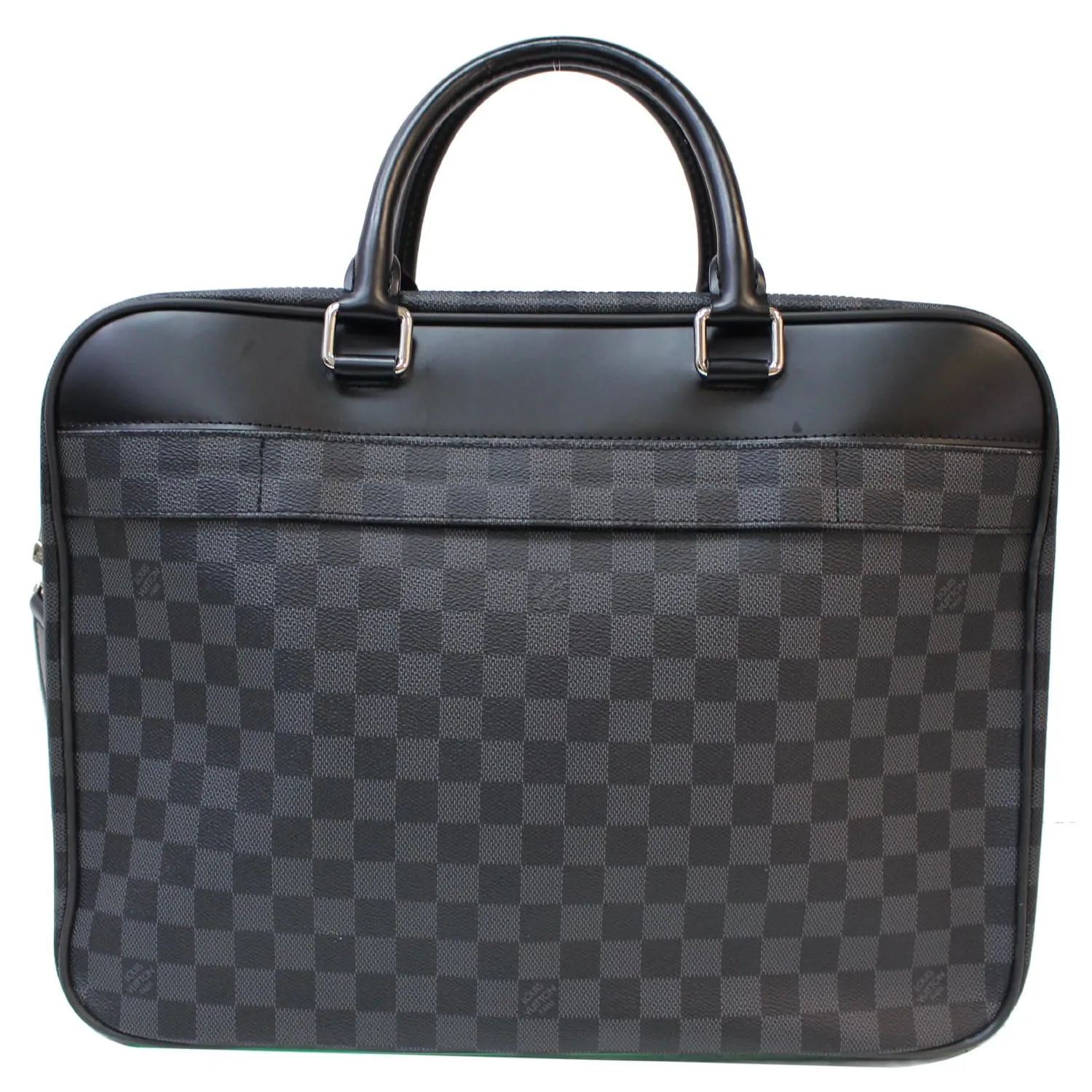 LOUIS VUITTON Overnight Damier Graphite Business Travel Bag Black