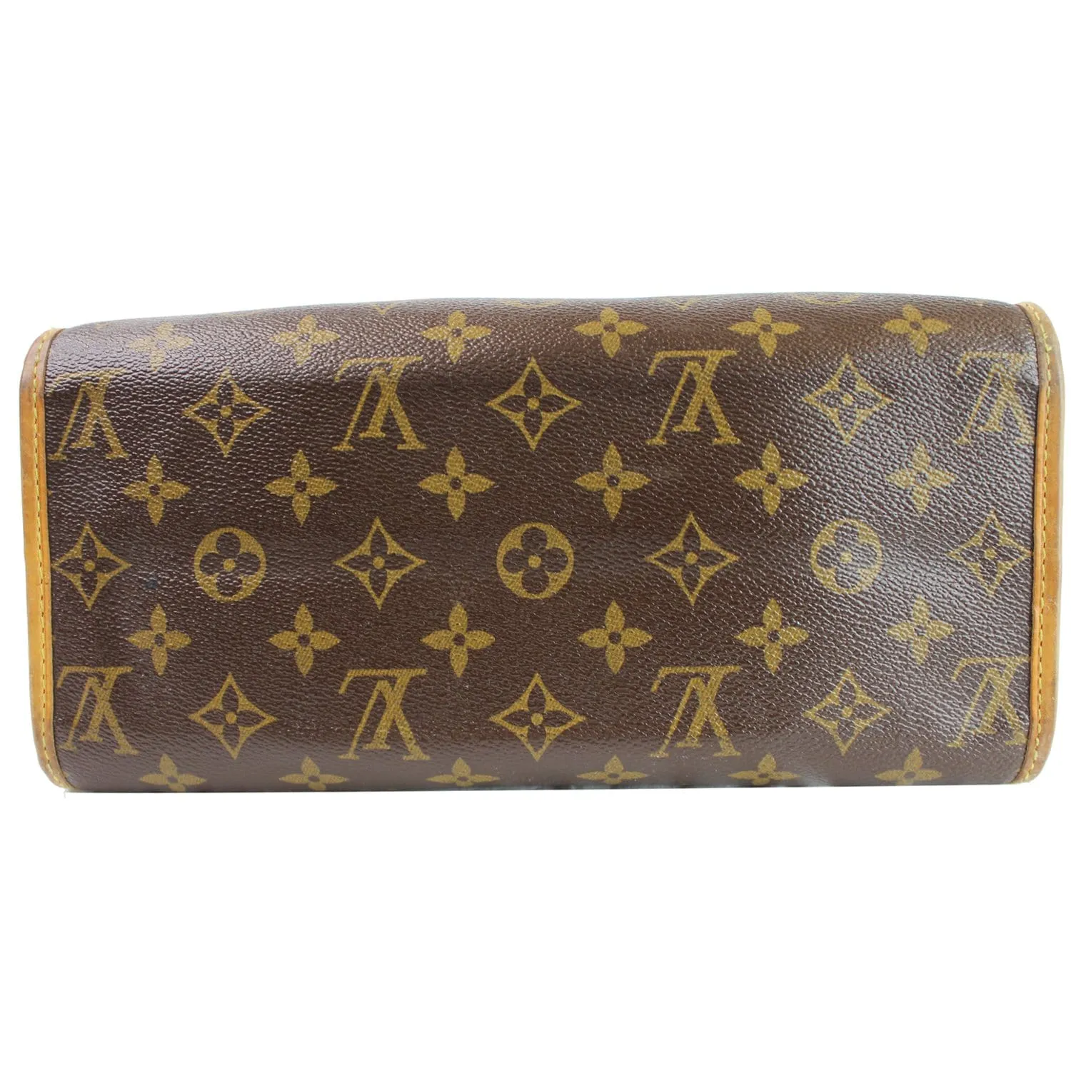 LOUIS VUITTON Popincourt Haut Monogram Canvas Shoulder Bag Brown