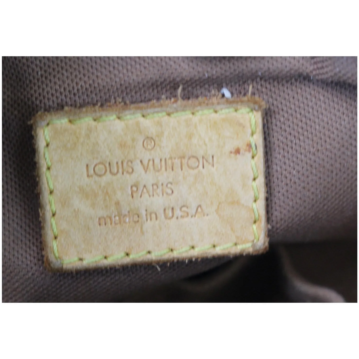 LOUIS VUITTON Popincourt Haut Monogram Canvas Shoulder Bag Brown