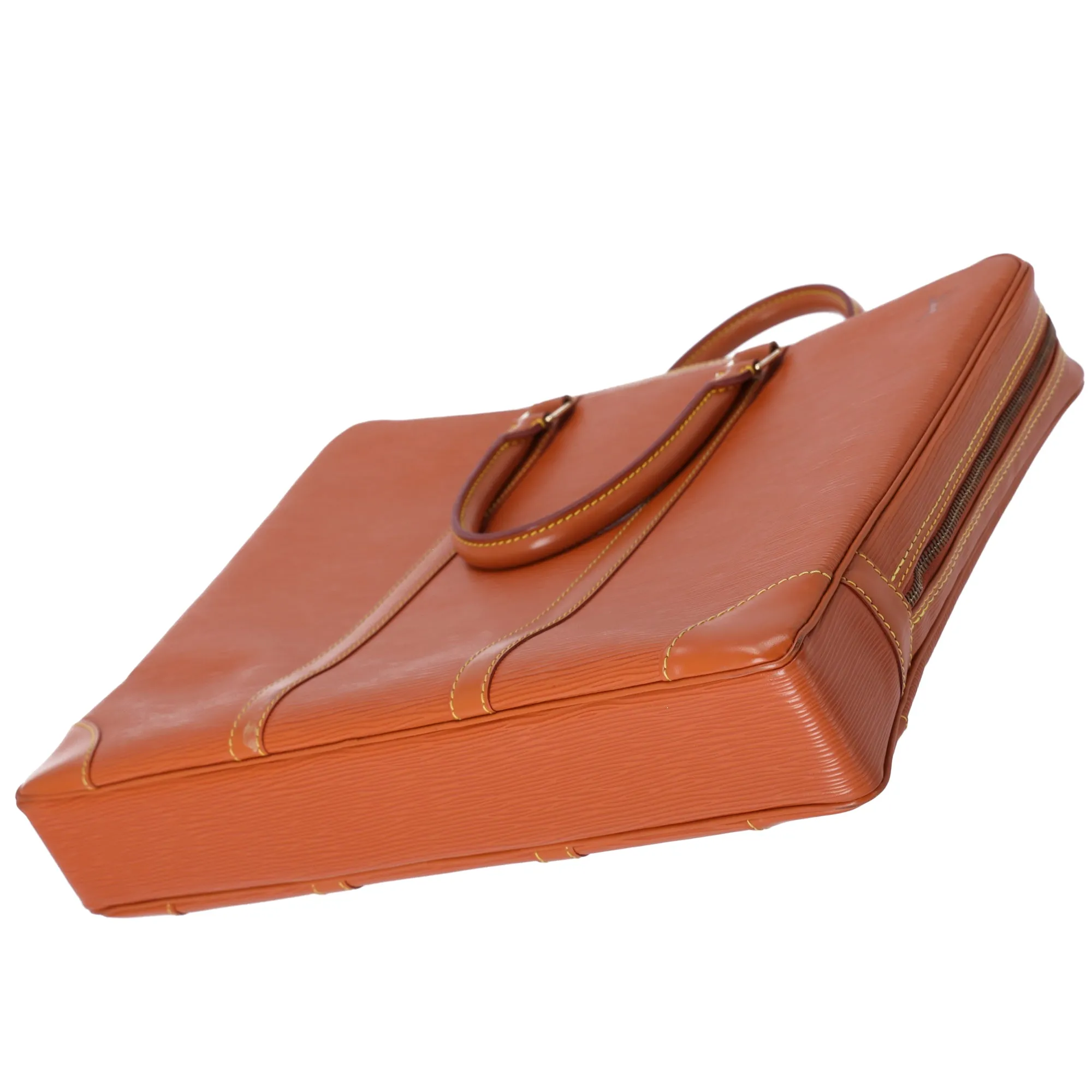 Louis Vuitton Porte Documents Voyage Business Bag M54473 Light Brown Epi