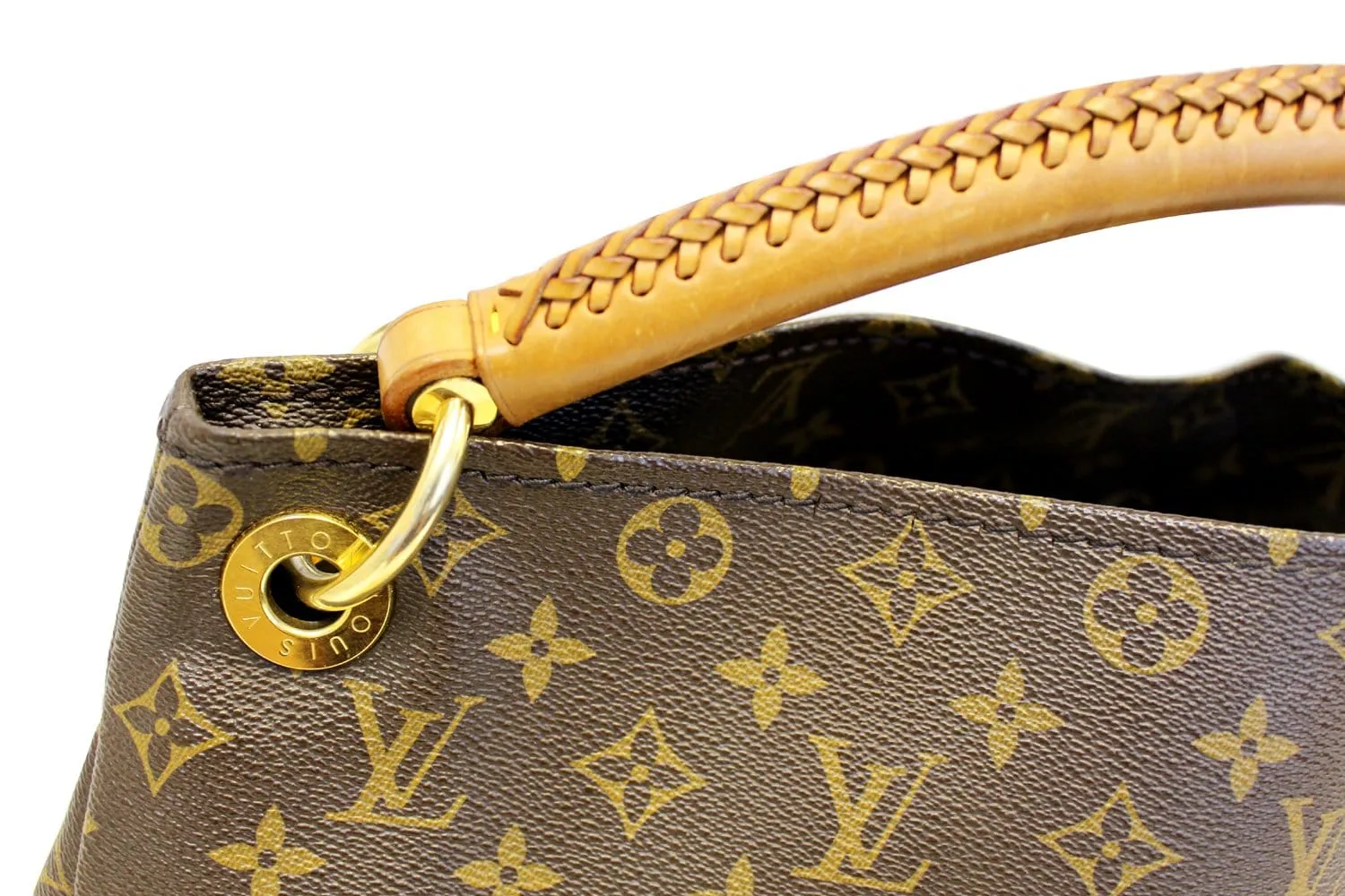 LOUIS VUITTON Pre Loved  Artsy MM Monogram Canvas Tote Handbag