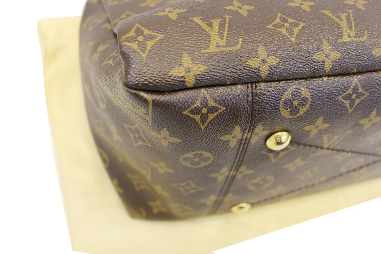 LOUIS VUITTON Pre Loved  Artsy MM Monogram Canvas Tote Handbag