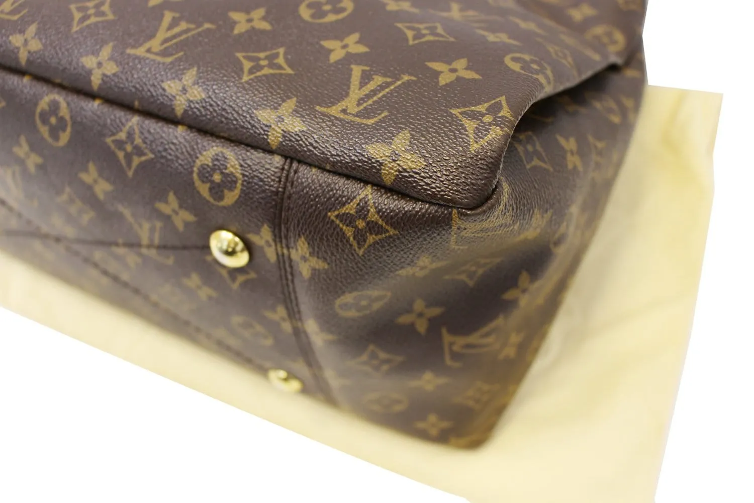 LOUIS VUITTON Pre Loved  Artsy MM Monogram Canvas Tote Handbag
