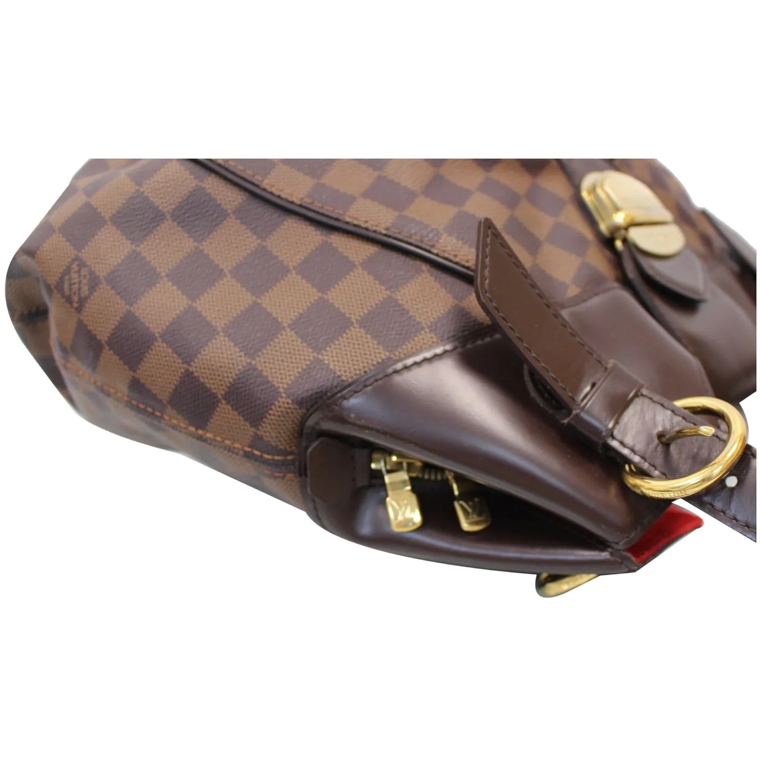 LOUIS VUITTON Sistina GM Damier Ebene Shoulder Handbag Brown - 15% OFF
