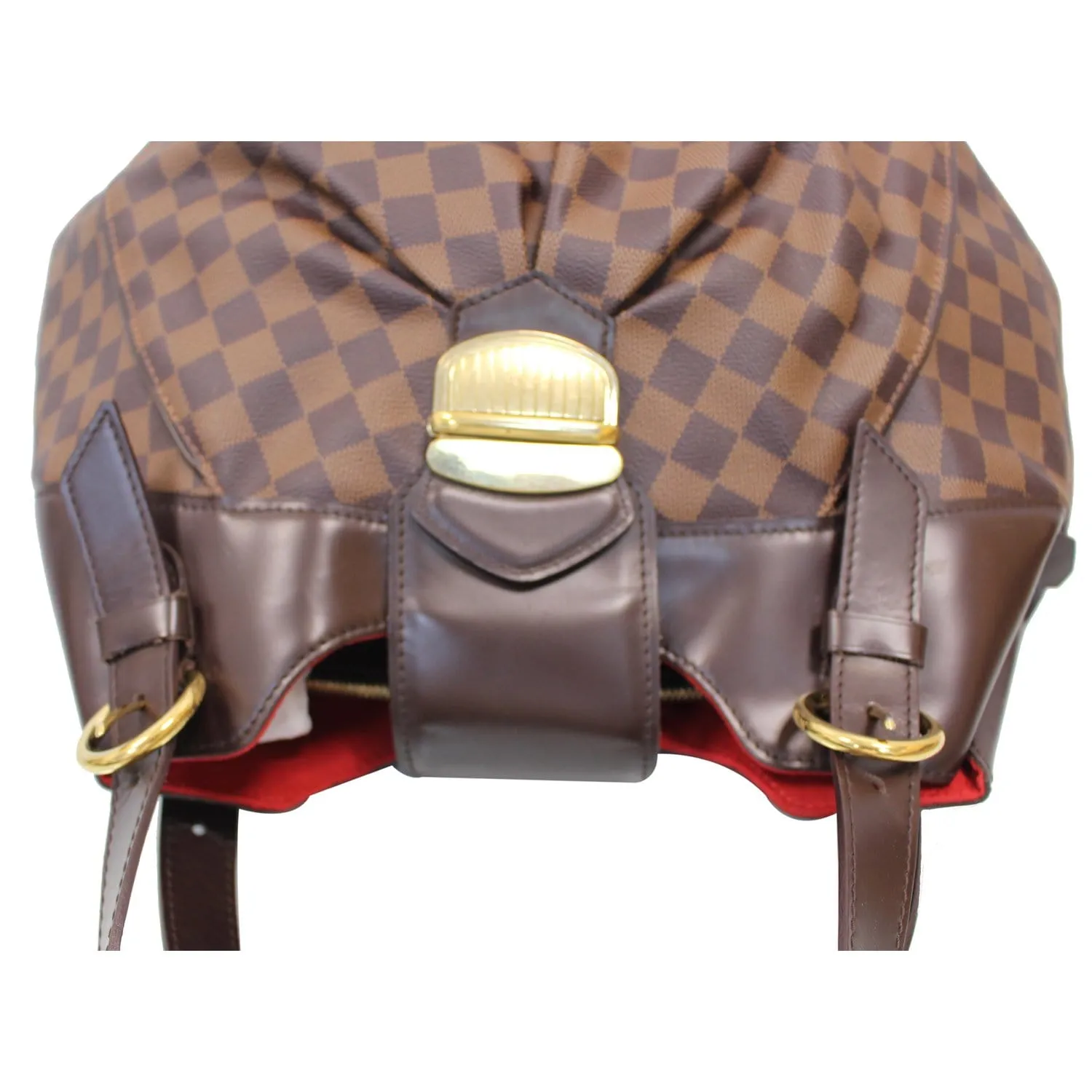 LOUIS VUITTON Sistina GM Damier Ebene Shoulder Handbag Brown - 15% OFF