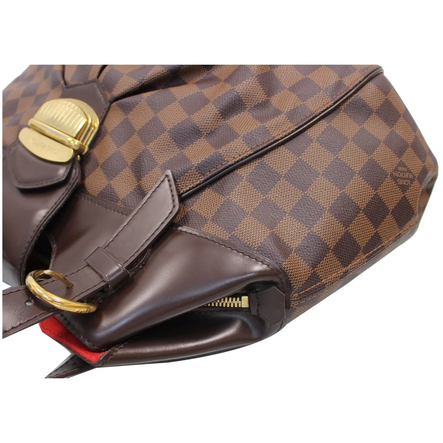 LOUIS VUITTON Sistina GM Damier Ebene Shoulder Handbag Brown - 15% OFF