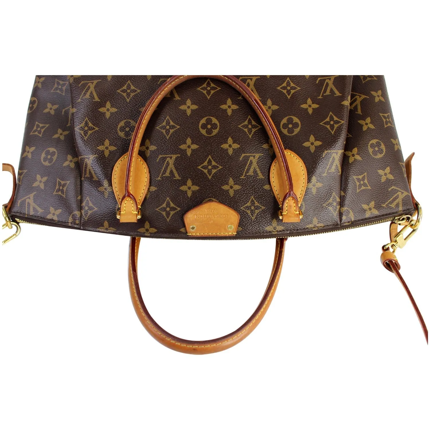 LOUIS VUITTON Turenne GM Monogram Canvas 2 Way Shoulder Bag Brown