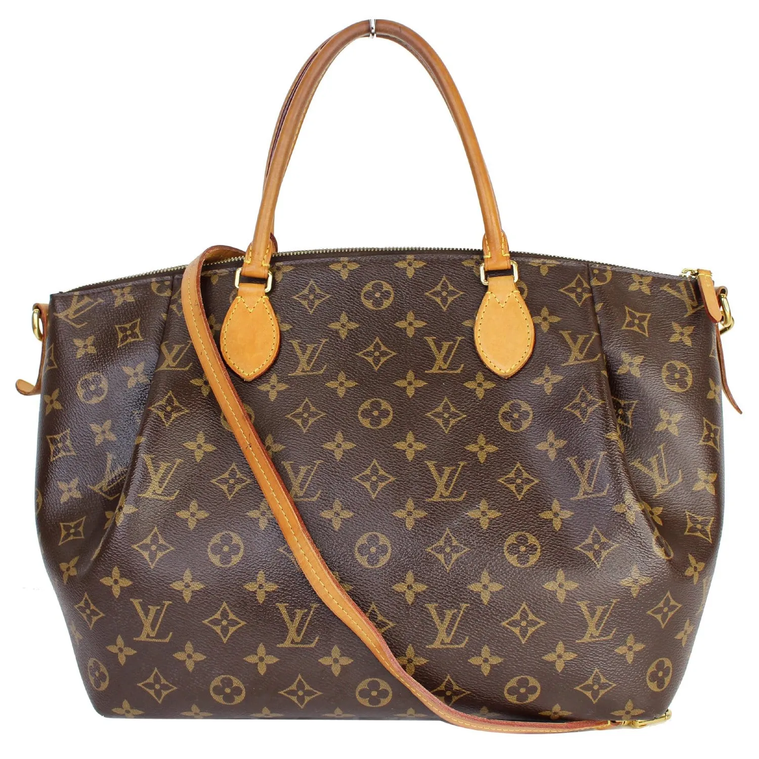 LOUIS VUITTON Turenne GM Monogram Canvas 2 Way Shoulder Bag Brown