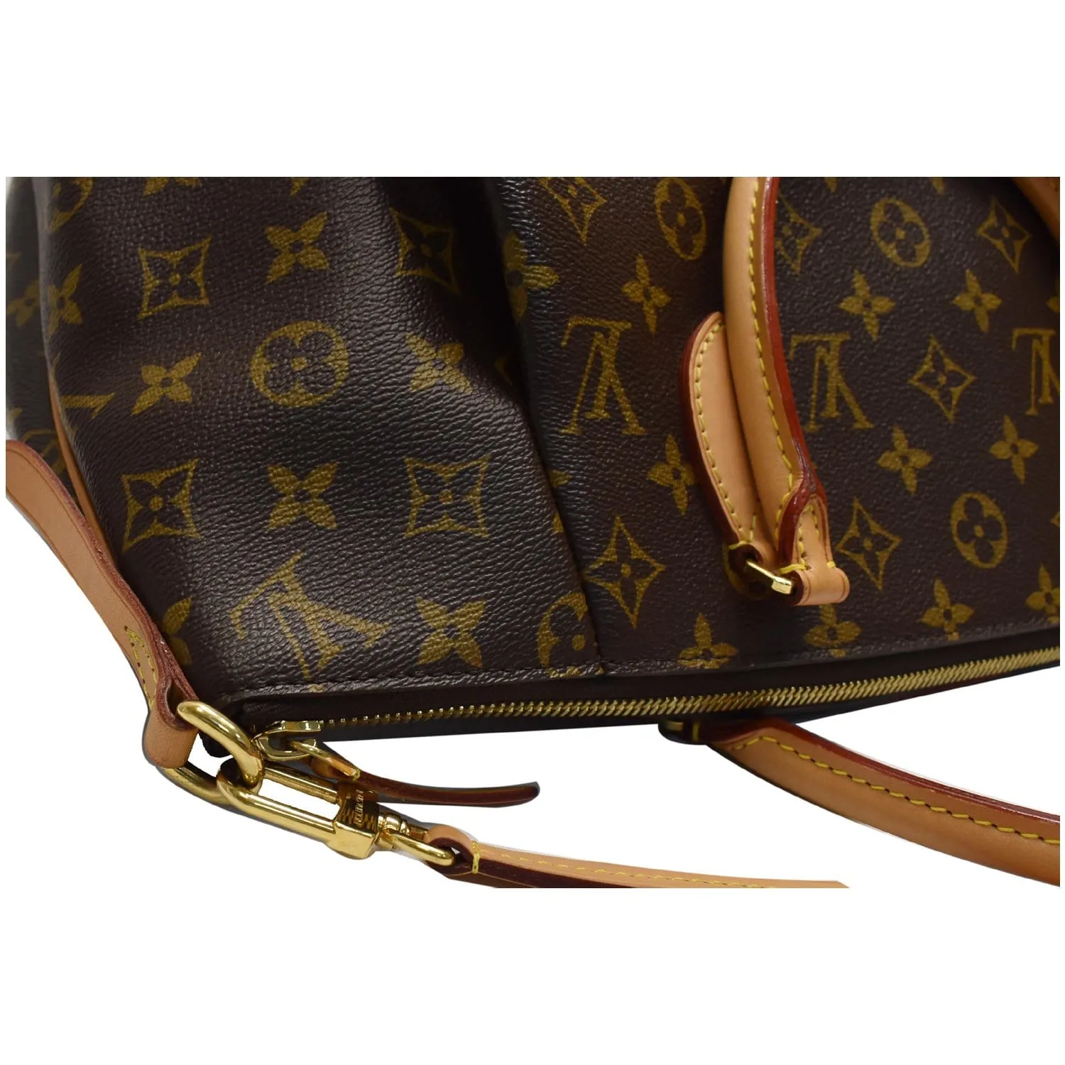 LOUIS VUITTON Turenne GM Monogram Canvas 2 Way Shoulder Bag Brown