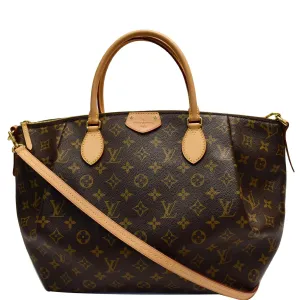 LOUIS VUITTON Turenne GM Monogram Canvas 2 Way Shoulder Bag Brown