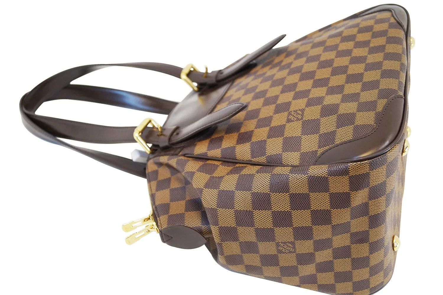 LOUIS VUITTON Verona MM Damier Ebene Shoulder Handbag