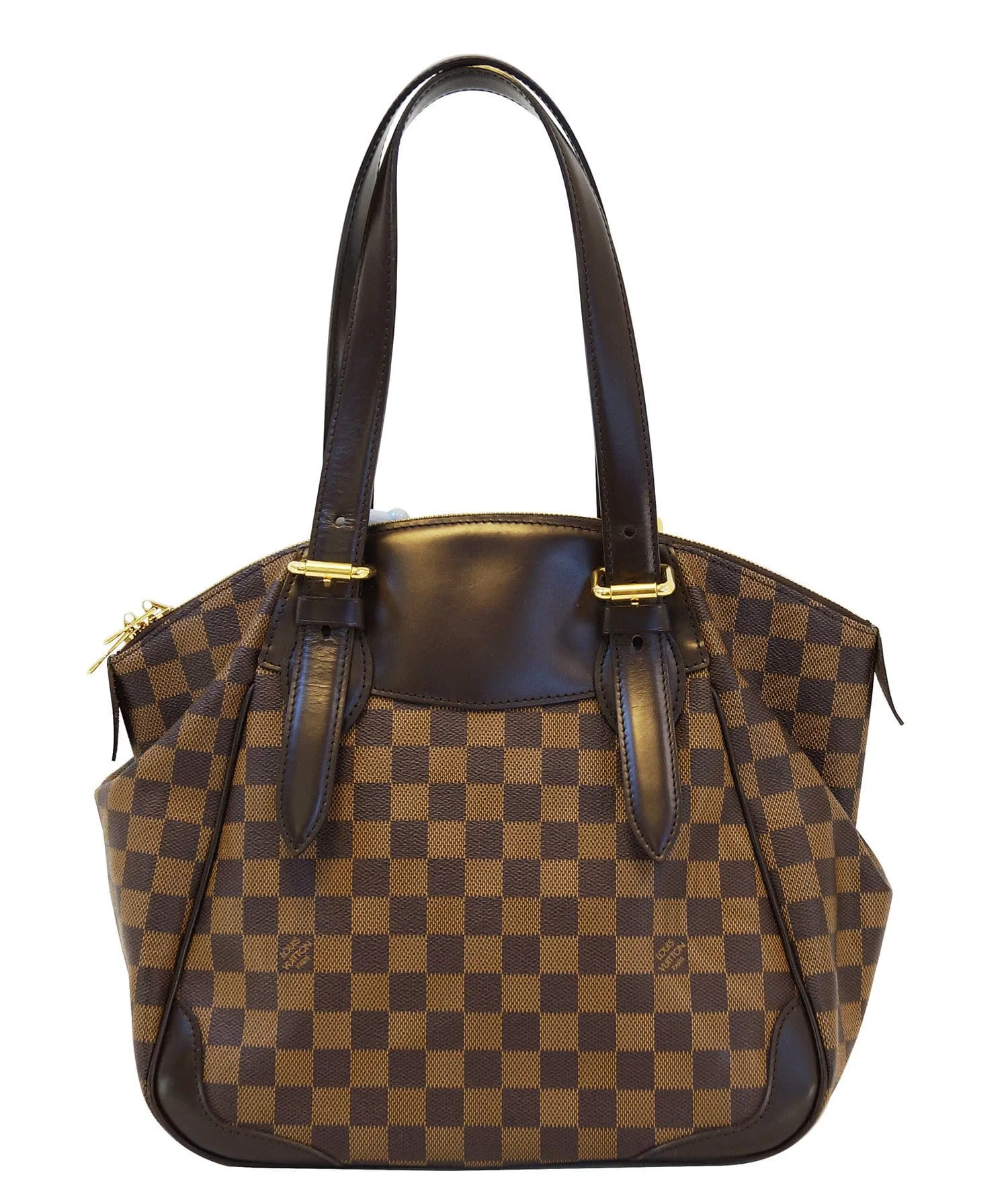 LOUIS VUITTON Verona MM Damier Ebene Shoulder Handbag