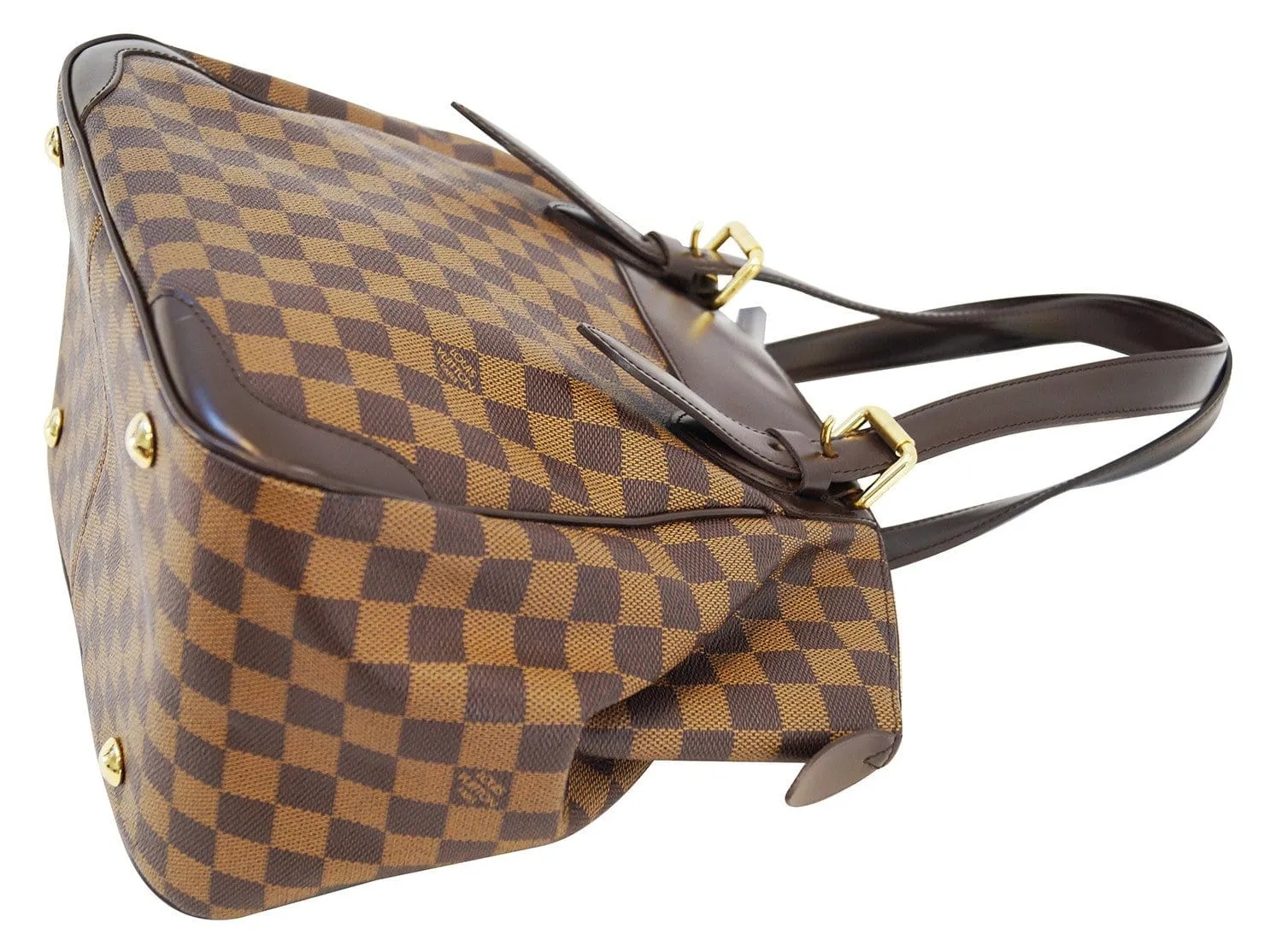 LOUIS VUITTON Verona MM Damier Ebene Shoulder Handbag