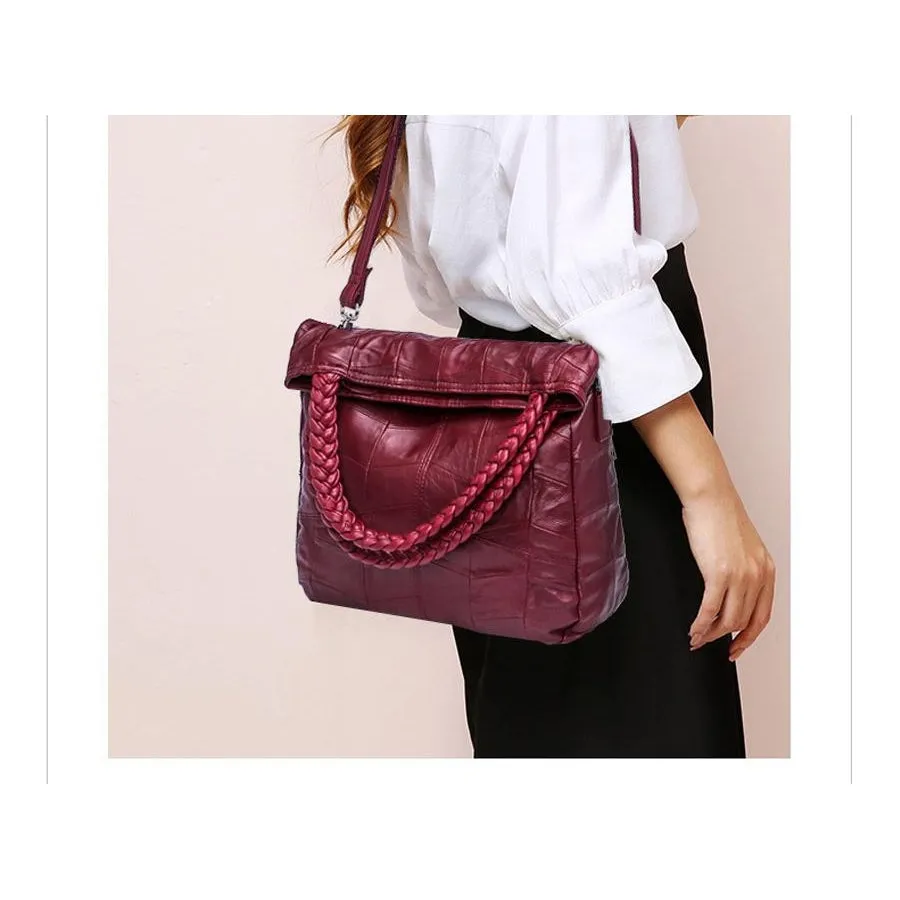 <bold>Bucket / Tote Bag <br>Genuine-Leather