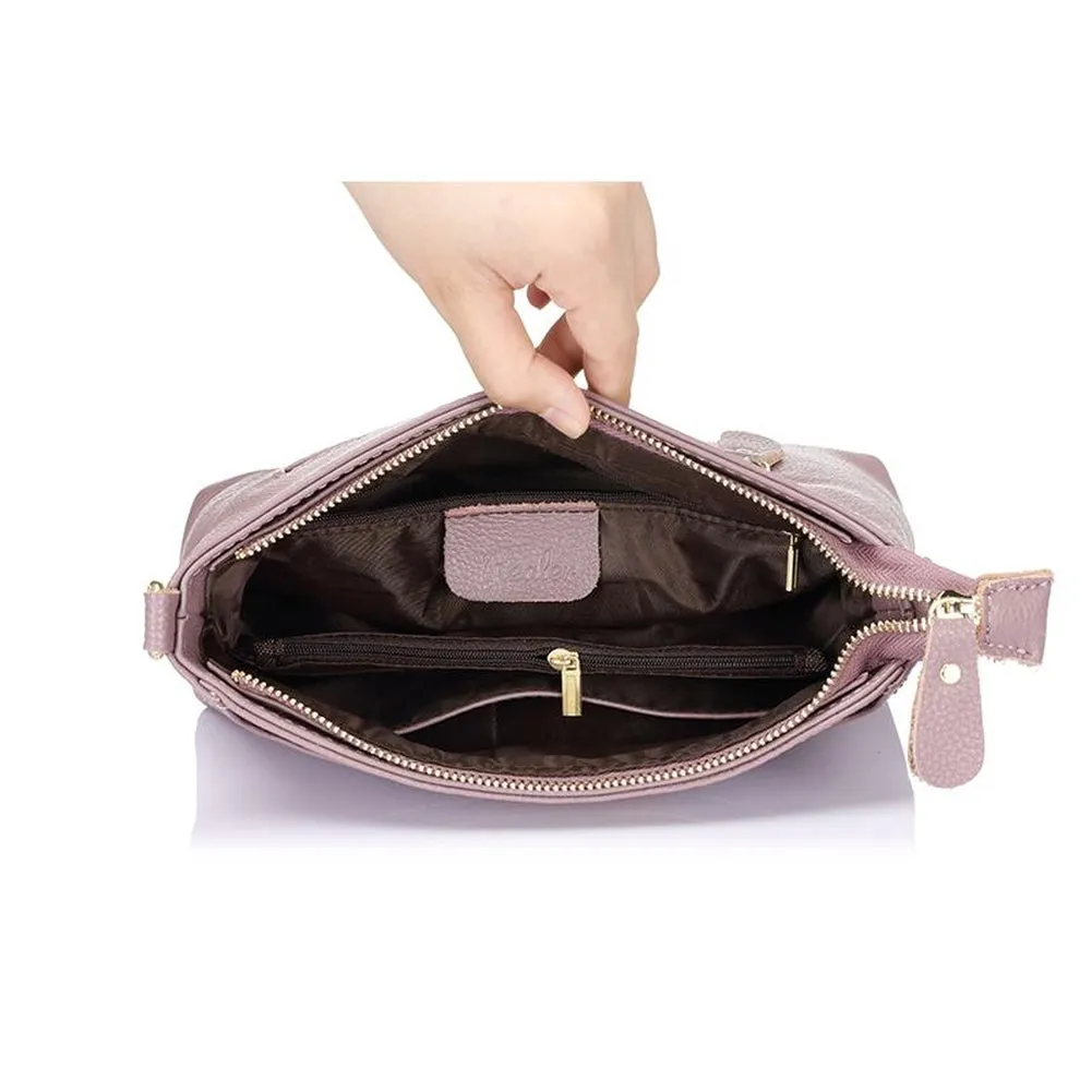 <bold>Crossbody / Shoulder Bag <br>Genuine-Leather