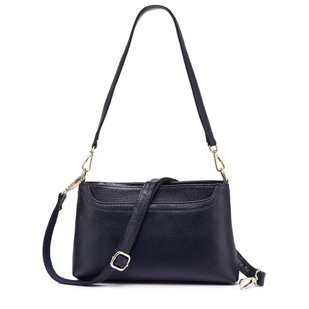 <bold>Crossbody / Shoulder Bag <br>Genuine-Leather