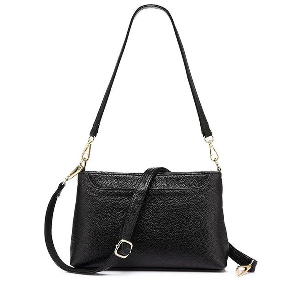 <bold>Crossbody / Shoulder Bag <br>Genuine-Leather