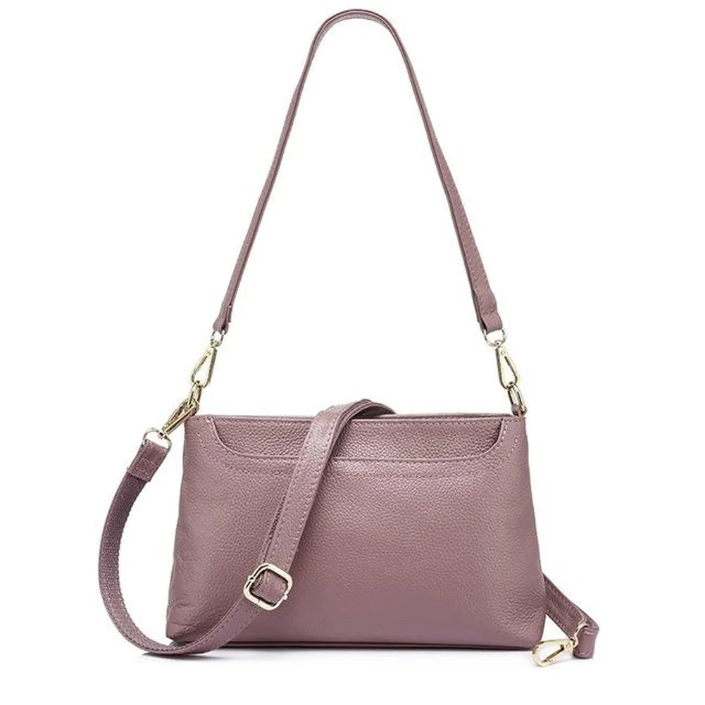 <bold>Crossbody / Shoulder Bag <br>Genuine-Leather