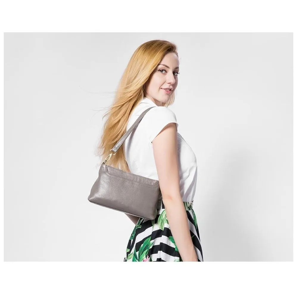 <bold>Crossbody / Shoulder Bag <br>Genuine-Leather