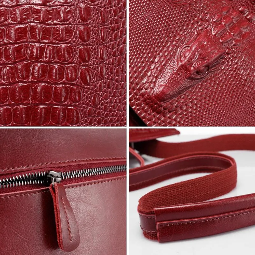 <bold>Fashion Backpack <br>Genuine-Leather