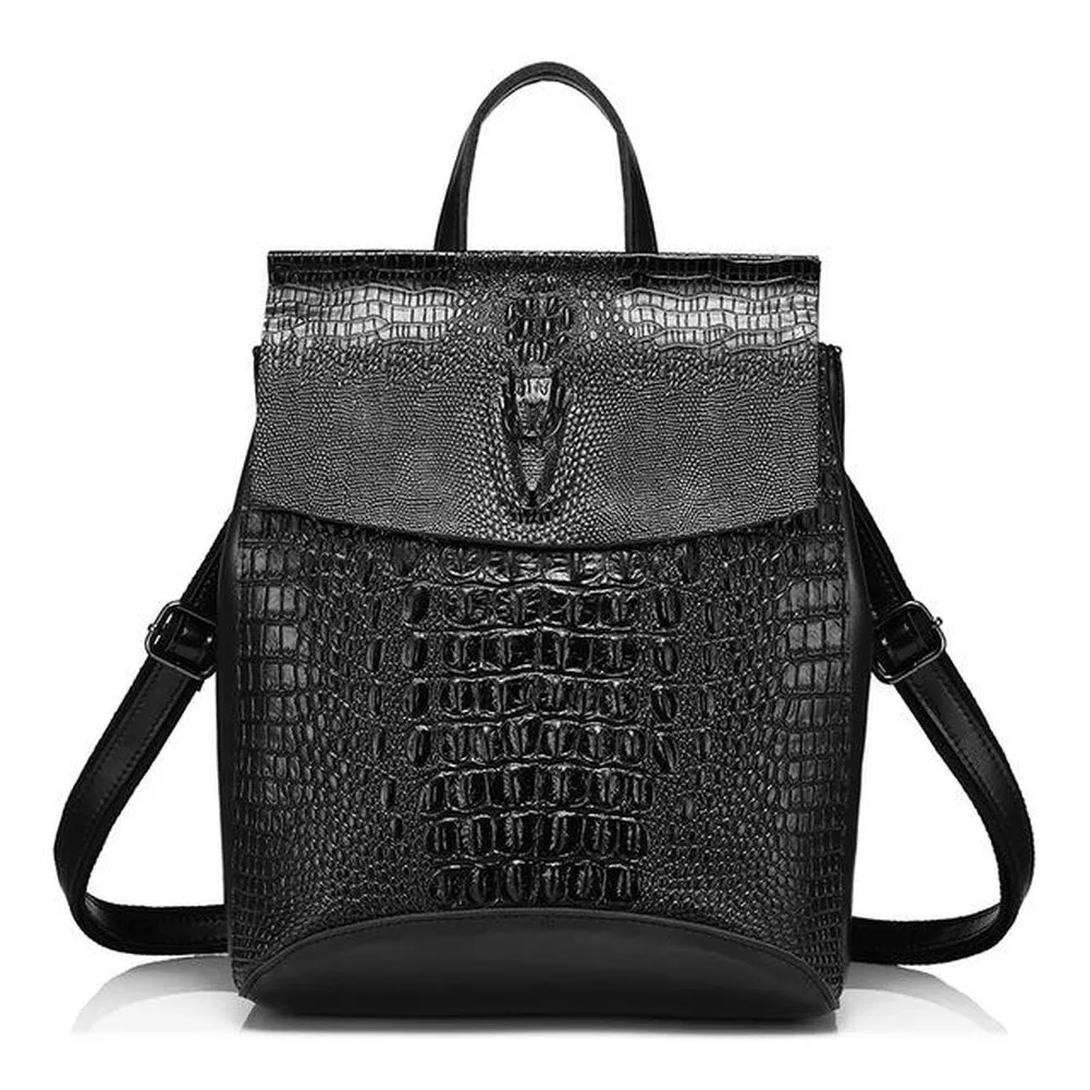 <bold>Fashion Backpack <br>Genuine-Leather