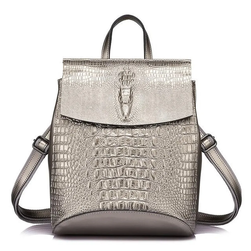 <bold>Fashion Backpack <br>Genuine-Leather