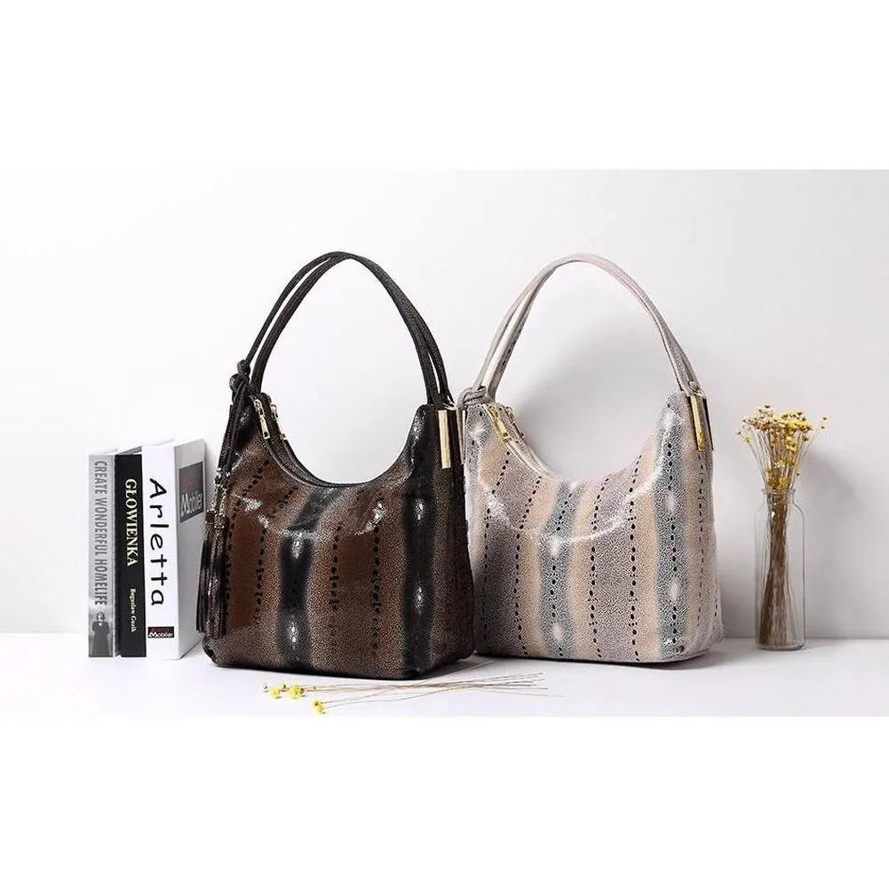 <bold>Hobo  / Tote Bag <br>Genuine-Leather