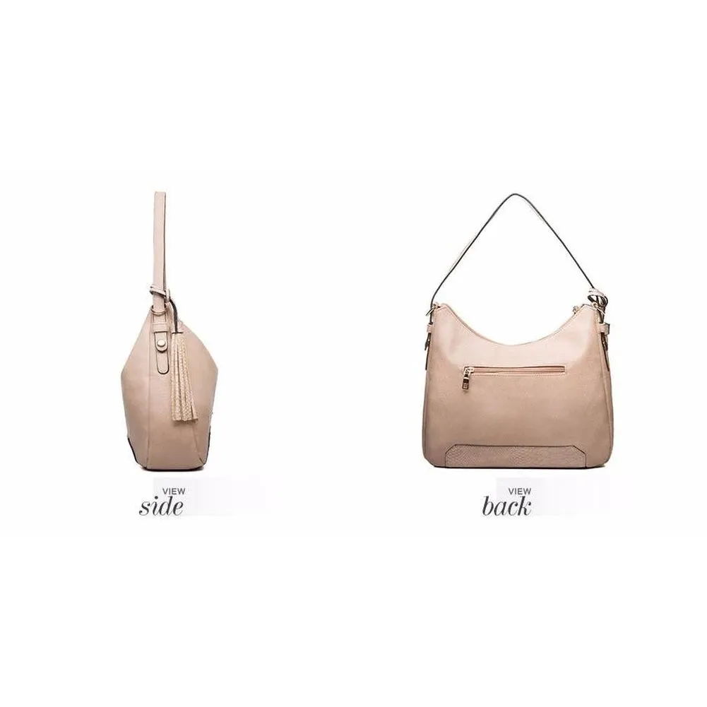 <bold>Hobo  / Tote  Bag  <br>Vegan-Leather