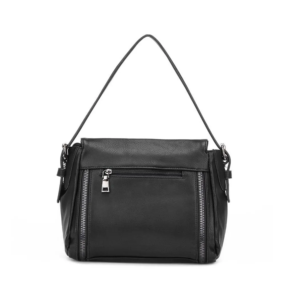 <bold>Messenger  / Shoulder Bag  <br>Vegan-Leather