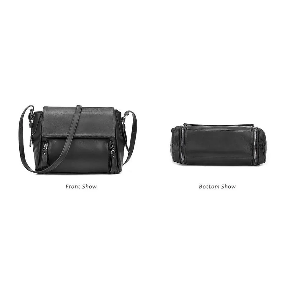 <bold>Messenger  / Shoulder Bag  <br>Vegan-Leather