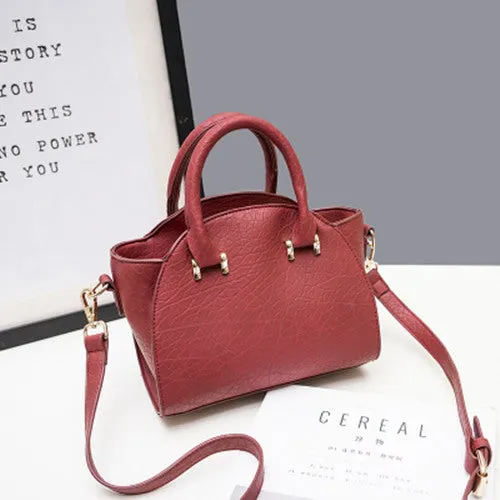 <bold>Top-Handle / Crossbody Bag  <br>Vegan-Leather